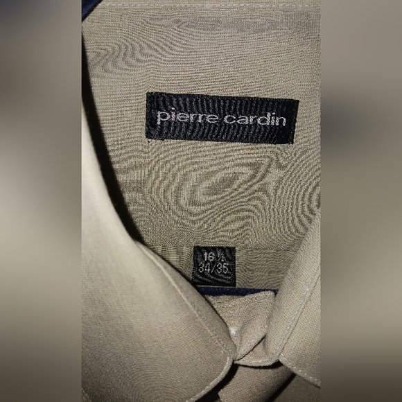 Vintage Pierre Cardin long sleeve button-down shirt sz 16.5 neck - Picture 7 of 7